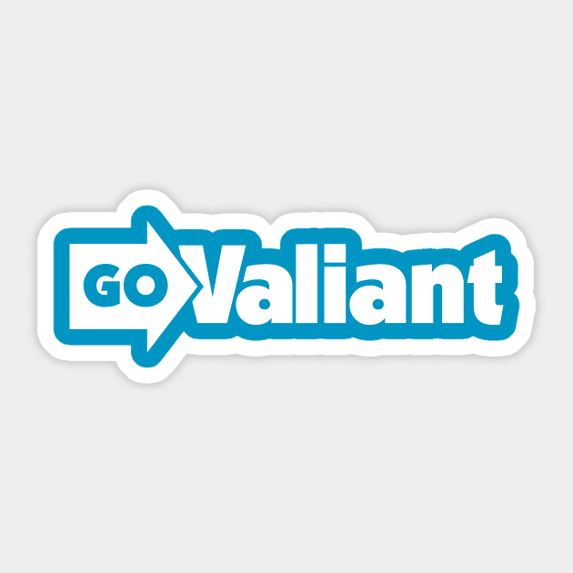 Go Valiant Sticker by jepegdesign